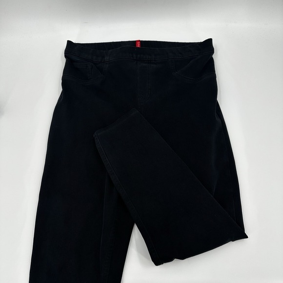 Spanx Jean-ish Leggings Black Jeans Jeggings‎ Pants Size Large Petite - Picture 1 of 7